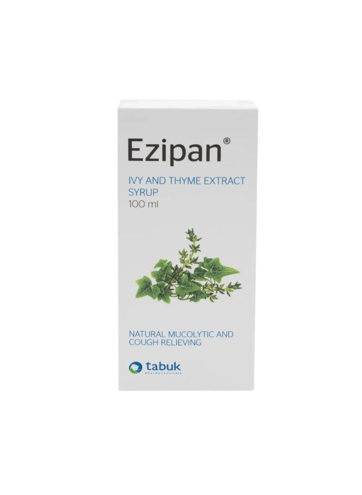 EZIPAN Ivy And Thyme Extract Syrup 100Ml  - Image 1