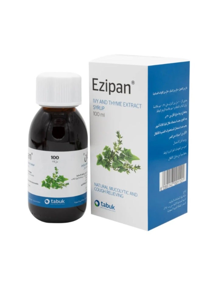 EZIPAN Ivy And Thyme Extract Syrup 100Ml  - Image 3