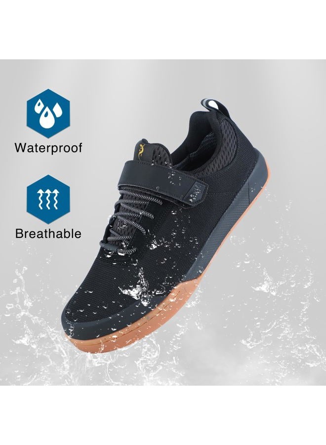 SANDUGO Men's Mountain Bike Shoes Elastic Closure | Lightweight, Waterproof, Breathable MTB Shoes - Image 4