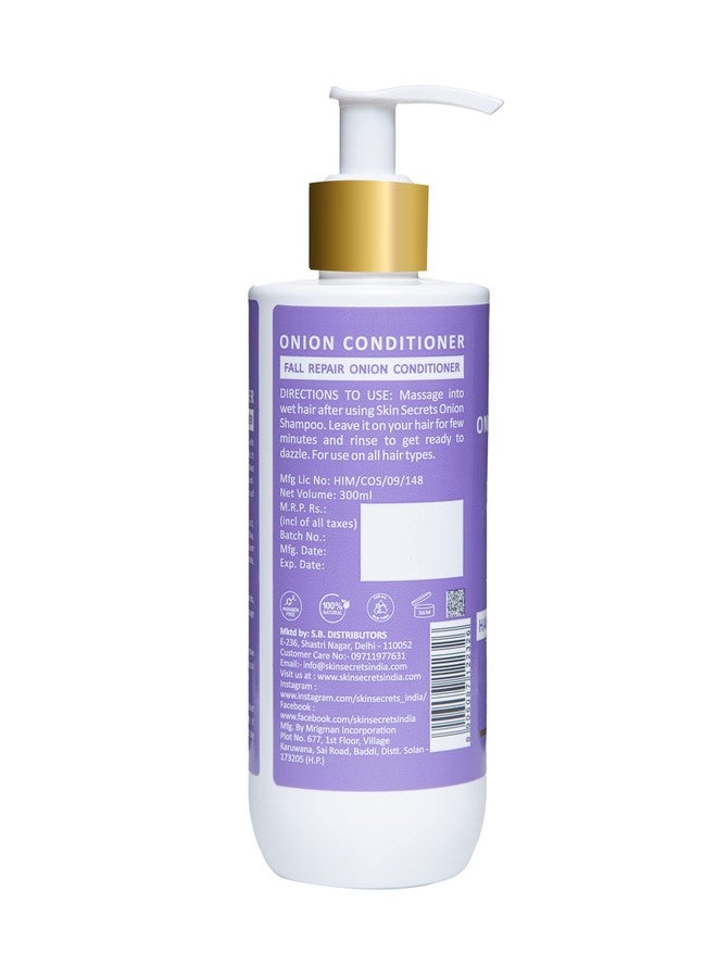 Skin Secrets Onion Conditioner with Onion Seed Extract & Pro-Vitamin B5| No Parabens, Mineral Oil, Silicones, Color| 300ml - Image 2