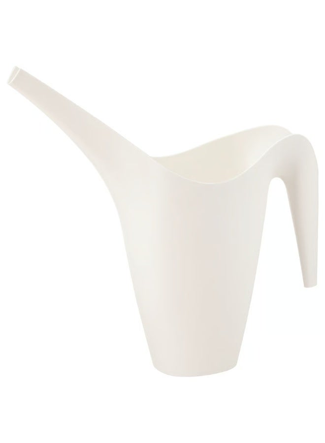 White Watering Can – 1.2 L Plastic Indoor & Outdoor Plant Watering Pot, Durable and Stylish - Image 1