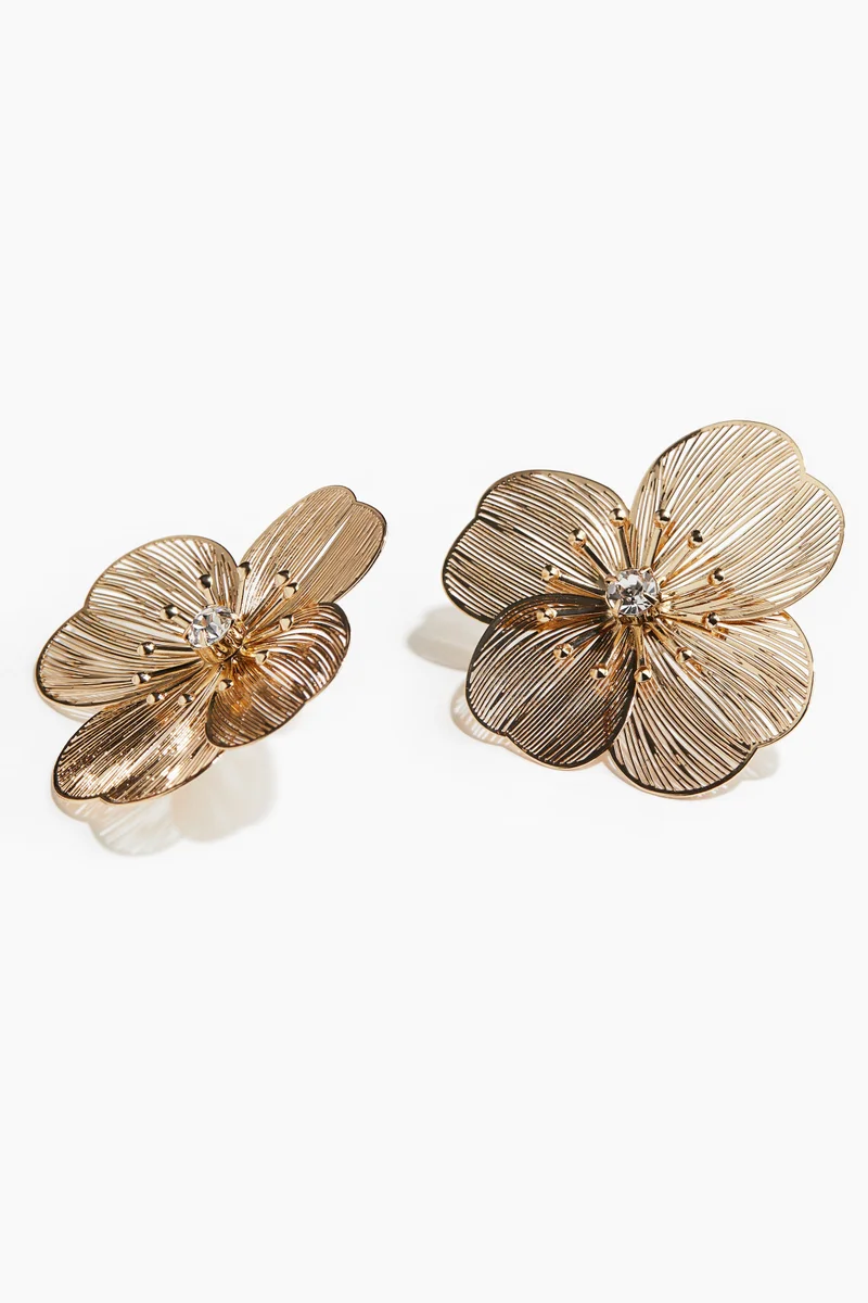H&M  Flower-shaped earrings for Women | Best Price UAE