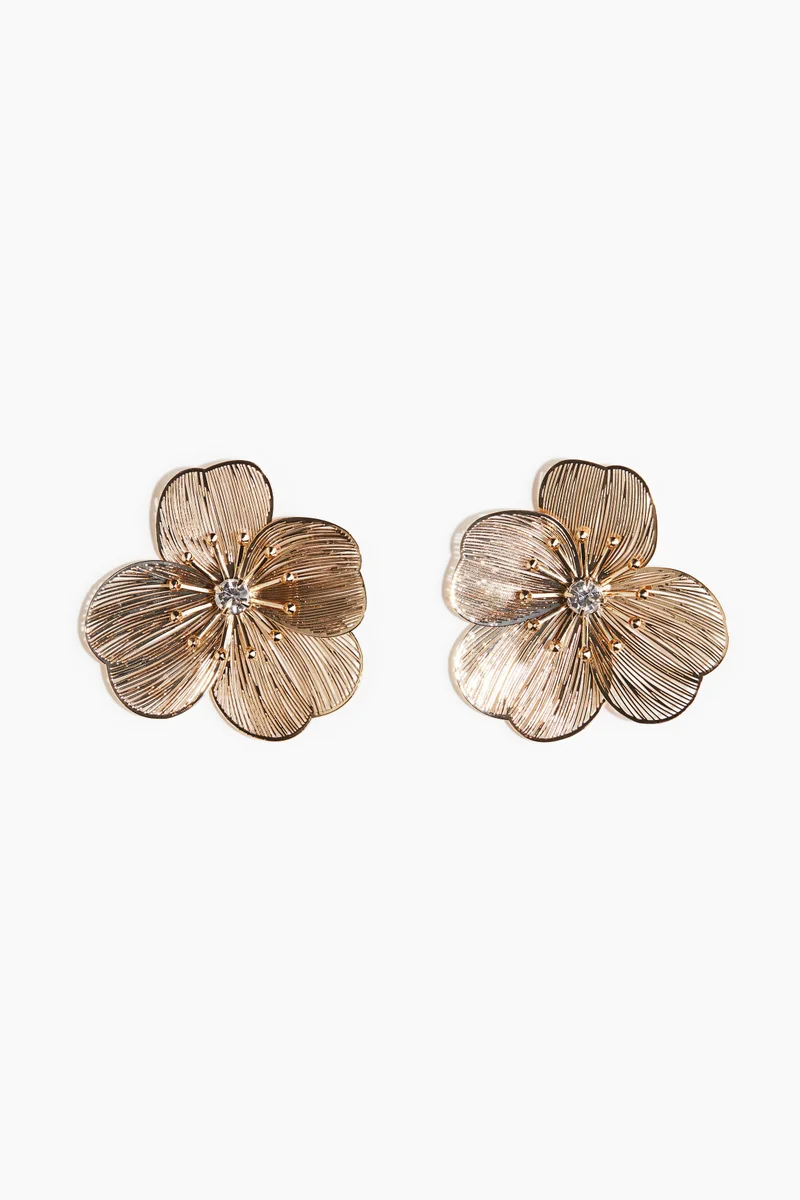H&M  Flower-shaped earrings for Women | Best Price UAE