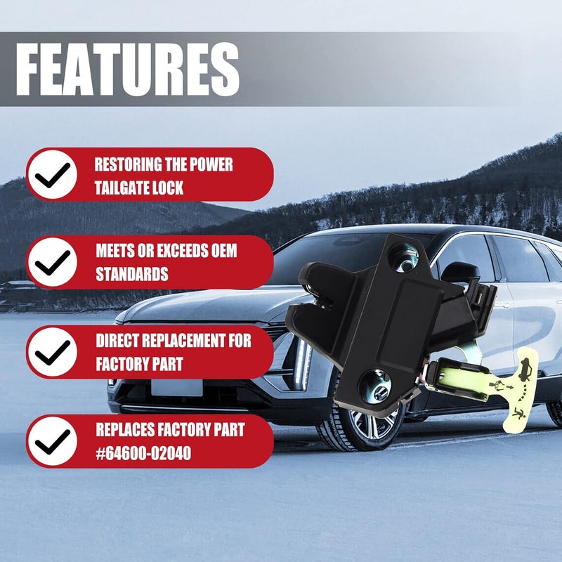 FEXON Trunk Latch Door Lock Actuator Assembly for 2009-2013 Toyota Corolla - Image 2