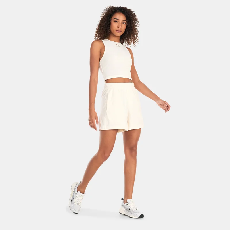 PUMA Women's Classics Towelling Crop Top