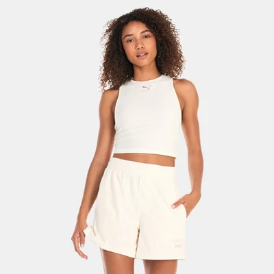 PUMA Women's Classics Towelling Crop Top