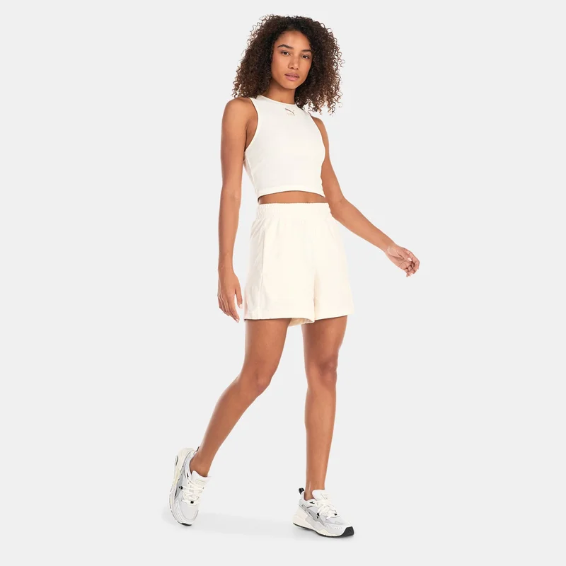 PUMA Women's Classics Towelling Crop Top