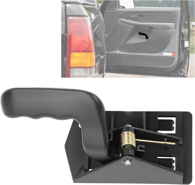 JMTAAT Interior Door Handle for 1999-2007 Chevy Silverado, Tahoe, Suburban, GMC Sierra - Right Passenger Side Black - Image 1