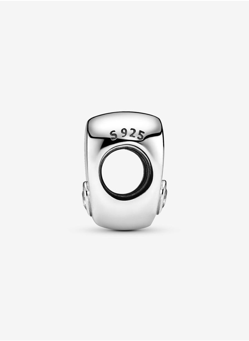 PANDORA - Best Friends Heart Silver Charm for Pandora Moments Women's Bracelet 791727CZ - Image 1