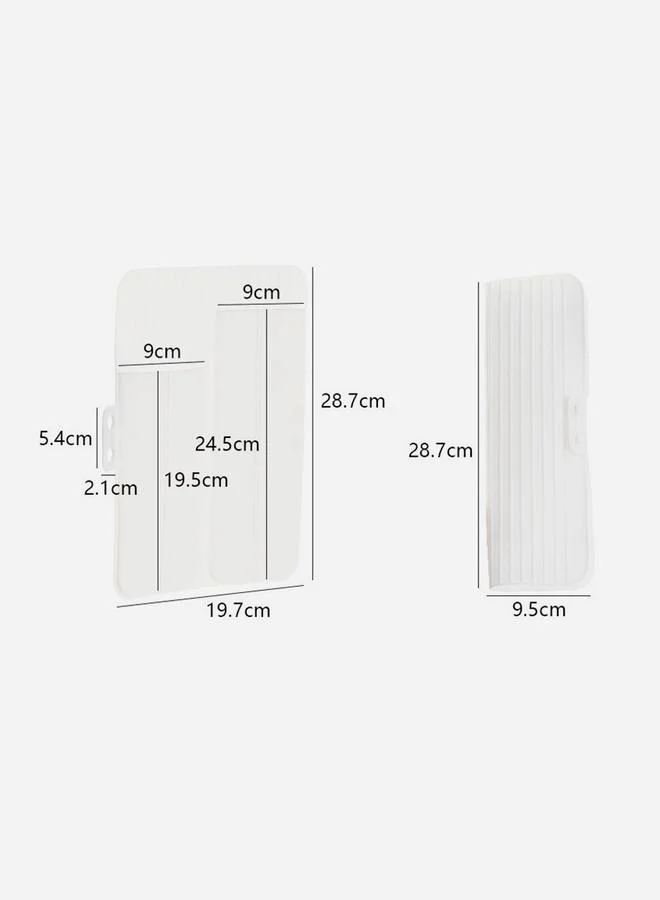Styli White Styling Tools Heat Mat, Silicone Anti-Heat Pad for Hair Straightener