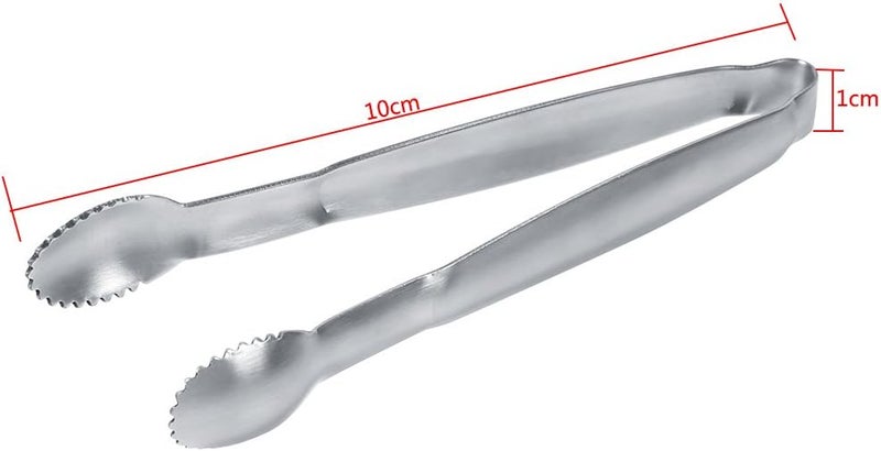 klarako Stainless Steel Tongs,Ice Cookie Sugar Buffet Tongs Kitchen Party Buffet Food Serving Clip Salad Bread Clamp Widely Used in the Buffet Bar or Even Parties etc - Image 3