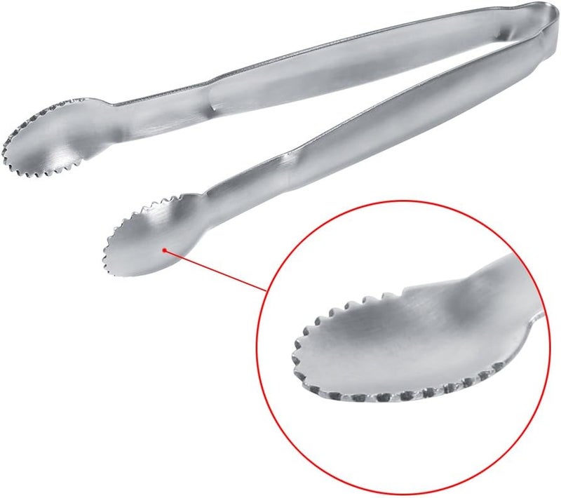 klarako Stainless Steel Tongs,Ice Cookie Sugar Buffet Tongs Kitchen Party Buffet Food Serving Clip Salad Bread Clamp Widely Used in the Buffet Bar or Even Parties etc - Image 4