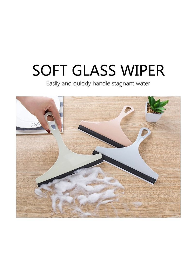 Spaceshoop Bathroom Mirror Cleaner With Silicone Blade and Holder Hook Kitchen Cleaner Car Glass Shower Squeegee Window Glass Wiper Scraper  - Image 2
