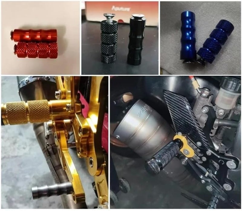 موديل 2 دواسات دراجة نارية حمراء، رافعات ناقل الحركة والمكابح، مساند أقدام لـ YZF R25 R1 R6 R3 R15 V3 MT FZ 07 - Image 4