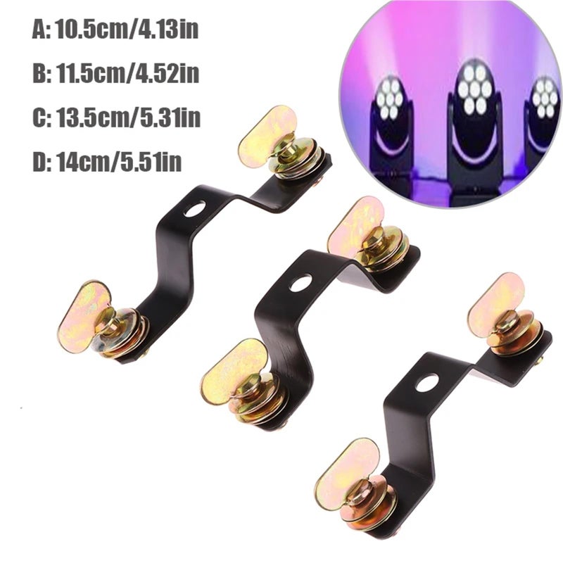 2 Pcs Moving Head Light Fast Lock Clamp Bracket Beam Sharpy Clip Stage Lighting Color D - Image 4