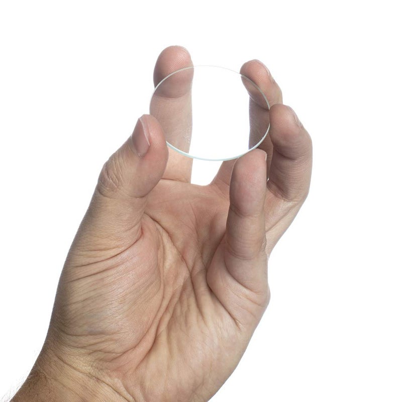 Amlong Crystal Premium Optical Glass Double Convex and Double Concave Lens Set, 50mm Diameter with 3 Convex (20, 30, 50cm FL) and 3 Concave (20, 30, 50cm FL) - Image 3