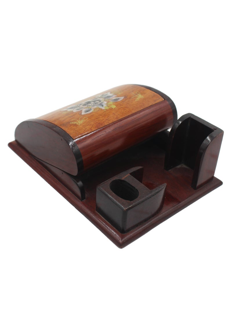 Antique Museum - Vietnam Handmade Mother Pearl Work 3 in 1 Holder - Image 1