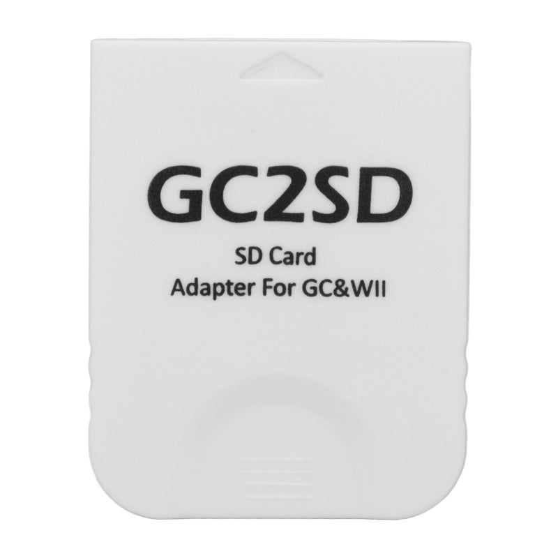 قارئ بطاقة GC2SD: محول أبيض متوافق مع الوصل والاستخدام - محول تخزين ألعاب يدعم مايكرو سد بسعة 512 جيجابايت لأجهزة اللعب Wii و Gamecube مع التوافق مع Swiss و Xeno و GCloader Lite أو Pcioboot - Image 1
