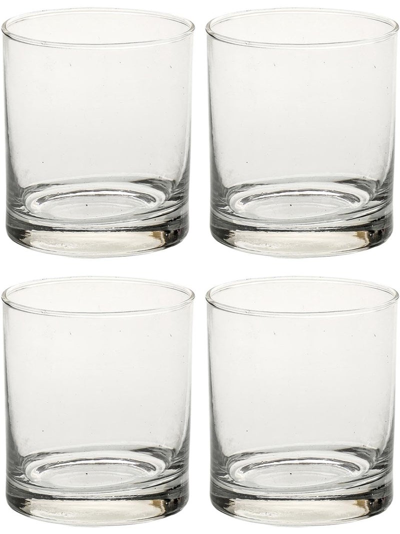 Somil Clear Elegance Timeless Glass Designs for Every Occasion 280 ml Capacity Pack of 6 Size 9 X 8 X 8 Cm - Image 2