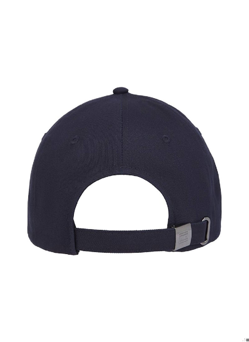 TOMMY HILFIGER Men's Six-Panel Logo Embroidery Baseball Cap - Cotton, Blue  - Image 2