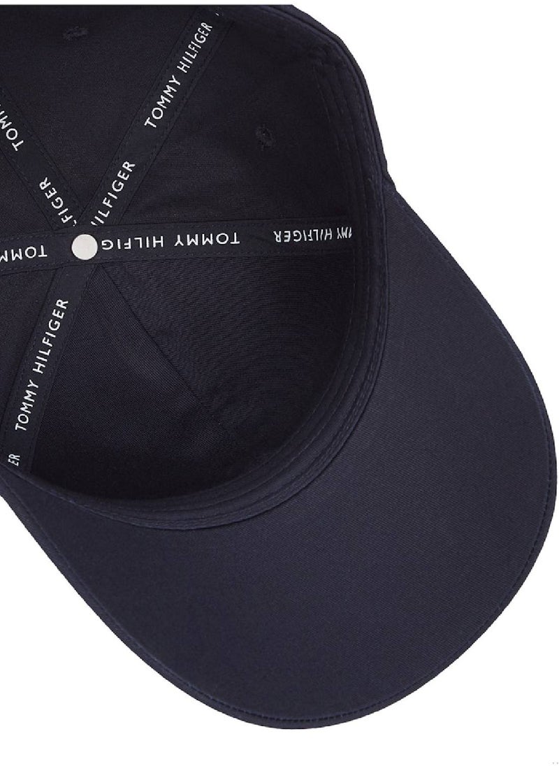 TOMMY HILFIGER Men's Six-Panel Logo Embroidery Baseball Cap - Cotton, Blue  - Image 3