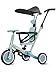 newyoo Toddler Bike Tricycle for Toddlers 13 Toddler Tricycle with Push Handle and Canopy Birthday Gift and Toys for Girl and Boy 6 in 1 Baby Trike Balance Bike TR009 Green - Image 3
