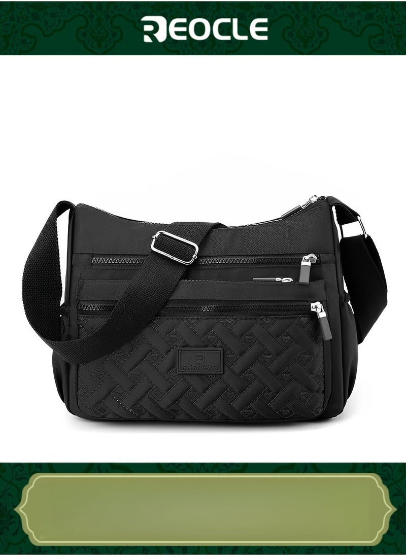 REOCLE Women's Shoulder Bag Large Lightweight Crossbody Bag Travel Purses Handbags Tote Bag with Multi Compartments & Large Capacity  - Image 1