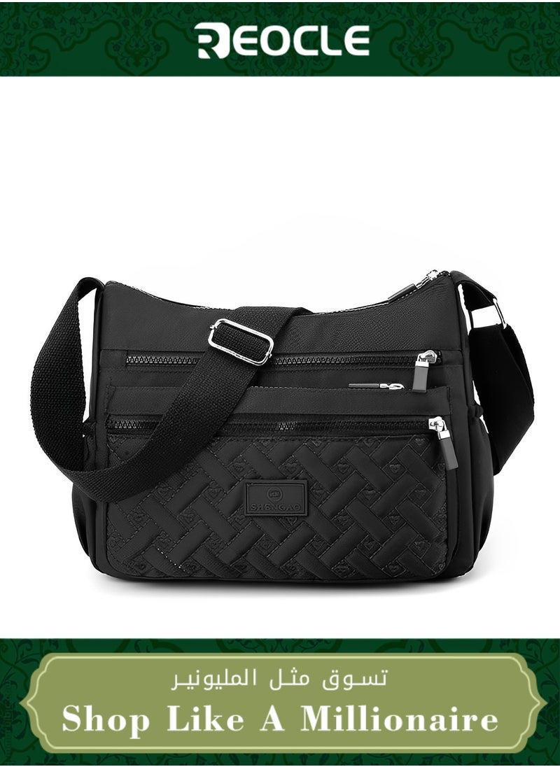 REOCLE Women's Shoulder Bag Large Lightweight Crossbody Bag Travel Purses Handbags Tote Bag with Multi Compartments & Large Capacity  - Image 1