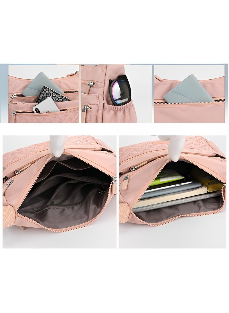 REOCLE Women's Shoulder Bag Large Lightweight Crossbody Bag Travel Purses Handbags Tote Bag with Multi Compartments & Large Capacity  - Image 2