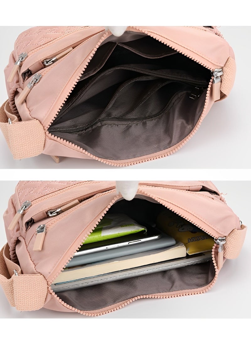 REOCLE Women's Shoulder Bag Large Lightweight Crossbody Bag Travel Purses Handbags Tote Bag with Multi Compartments & Large Capacity  - Image 3