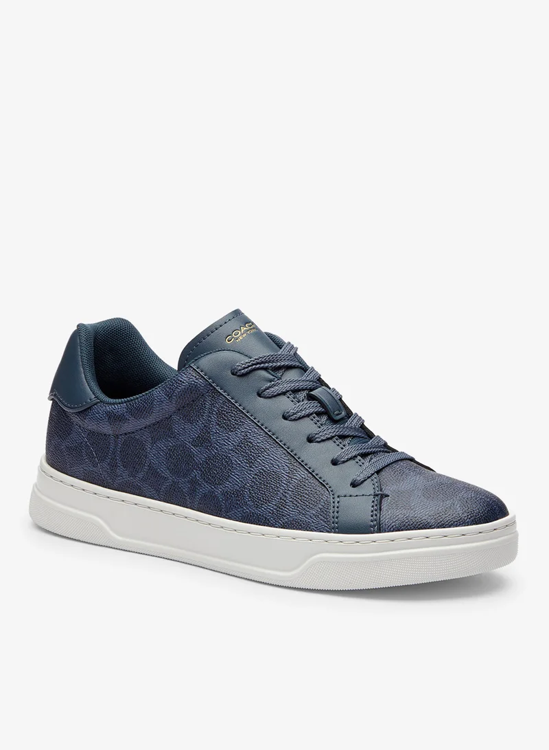 COACH High Line Sneaker In Signature Canvas