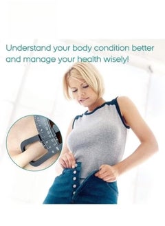 XiuWoo Body Fat Caliper and Measuring Tape for Body Skinfold Calipers and Body Fat Tape Measure Tool for Accurately Measuring BMI Skin Fold Fitness and Weight Loss Upgraded New Design, Black  - Image 3