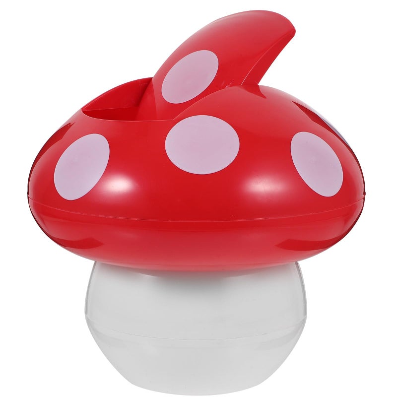 Mini Creative Mushroom Trash Can With Lid Small Desktop Garbage Bin For Office Home Kitchen - Image 2