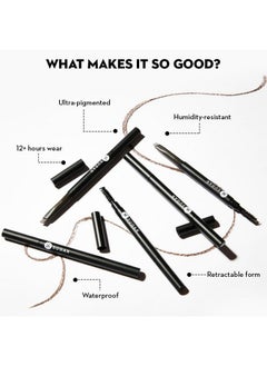 SUGAR Cosmetics Sugar Cosmetics Arch Arrival Brow Definer02 Taupe Tom (Grey Brown) Long-Lasting, 12hr coverage, built-in spoolie  - Image 3
