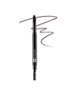 SUGAR Cosmetics Sugar Cosmetics Arch Arrival Brow Definer02 Taupe Tom (Grey Brown) Long-Lasting, 12hr coverage, built-in spoolie  - Image 1