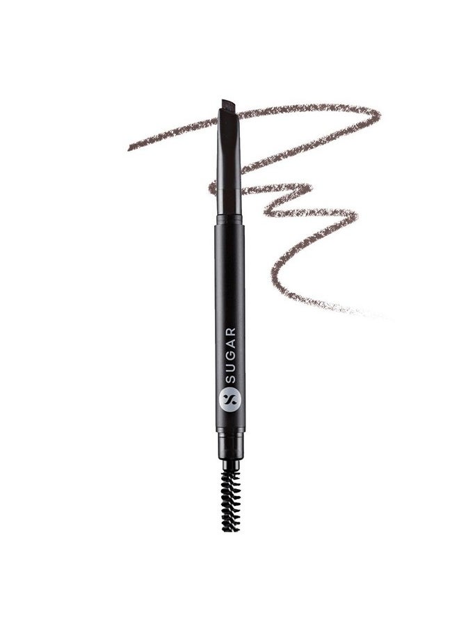 SUGAR Cosmetics - Sugar Cosmetics Arch Arrival Brow Definer02 Taupe Tom (Grey Brown) Long-Lasting, 12hr coverage, built-in spoolie - Image 1
