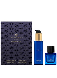 Thameen Carved Oud Ext de Parfum 50ml + Body Lotion 100ml  - Image 1
