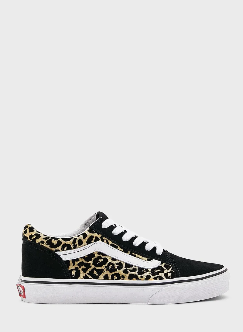 VANS Youth Flocked Leopard Old Skool