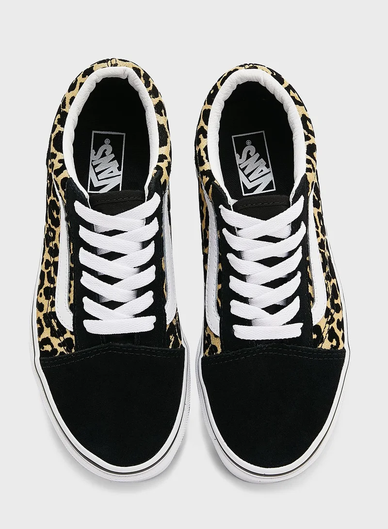 VANS Youth Flocked Leopard Old Skool