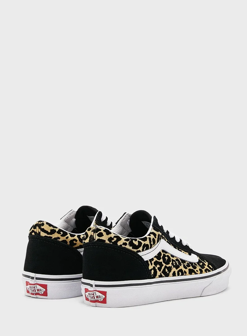 VANS Youth Flocked Leopard Old Skool