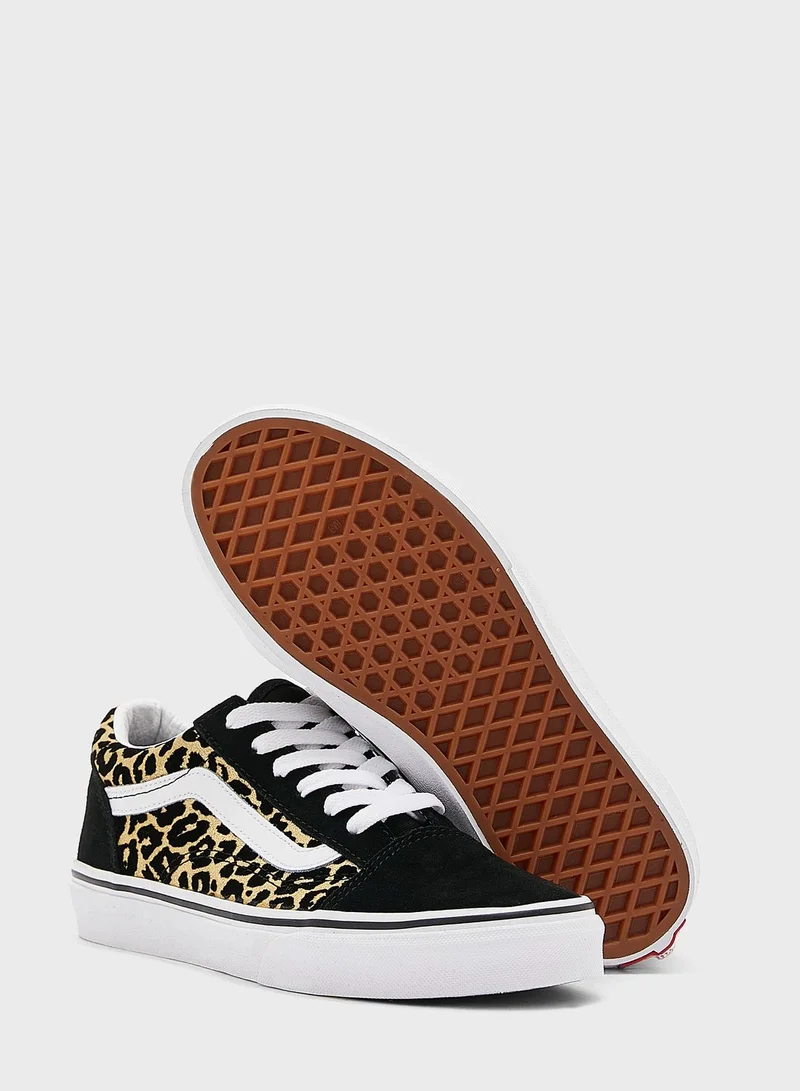 VANS Youth Flocked Leopard Old Skool