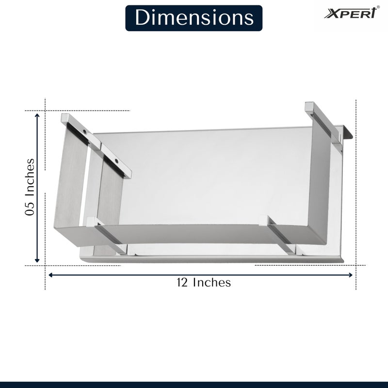 Xpert 903 Shelf Shelf for Bathroom, Pack of 1, Made of Stainless Steel, Washroom Rack & Bathroom Accessories Holder Corner Rack for Bathroom - Bathroom Accessories Holder - Image 4