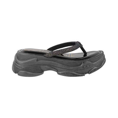Catwalk Women Stylised Open Back Wedges | For Women & Girls (BLACK,6 UK) - Image 3