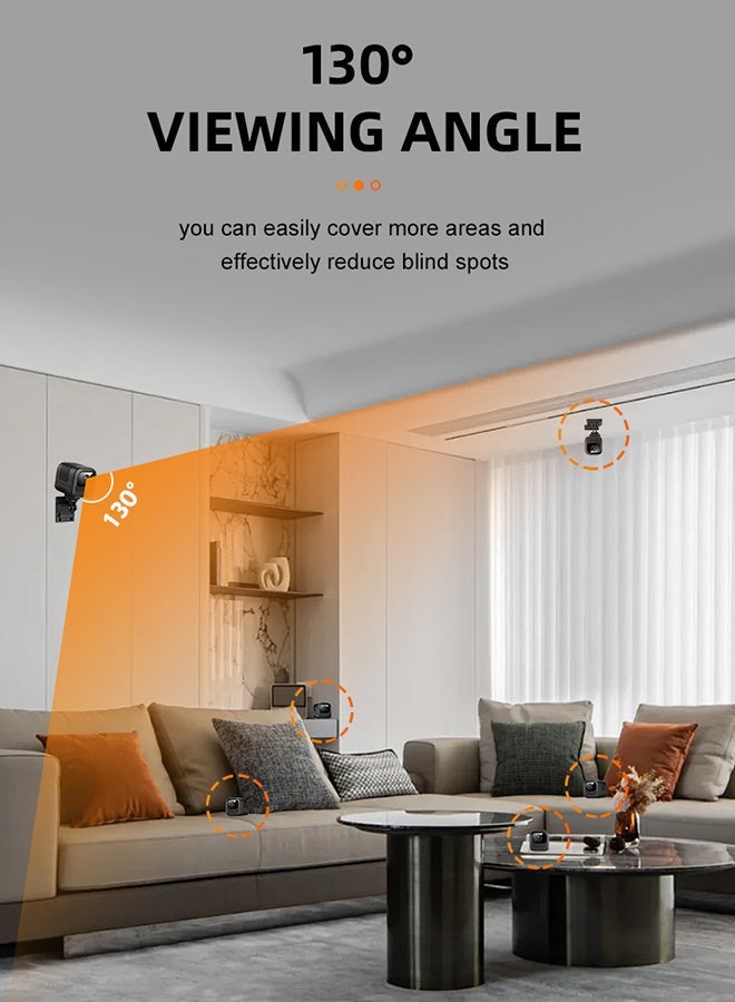 Wireless Network Camera Mini WiFi Camera , 1080P HD Home Night Vision Remote Monitoring Micro for Home Offices Security - Image 2