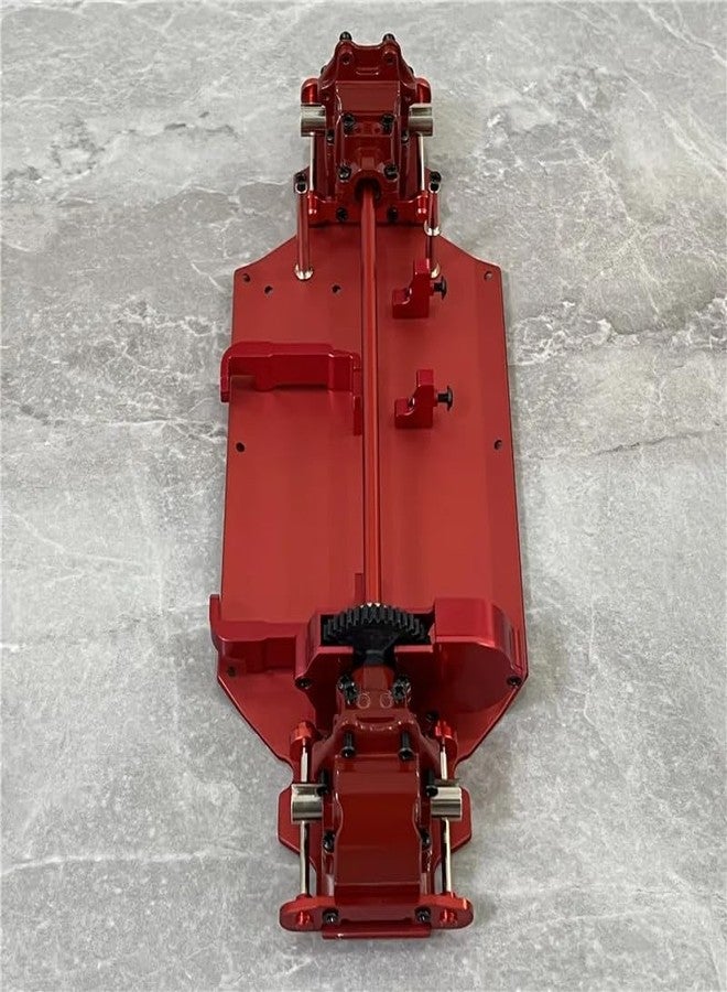 Oisunt Aluminium Differential Case Part for WLtoys 1/14 144001/144010/124016/124017/124018/124019 Upgrades, Meatl Gear Box Shell(Red) - Image 3