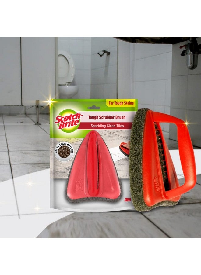Scotch Brite Scotch-Brite Bathroom Scrubber Brush - Tough (Multicolour ,Pack Of 1 Piece) - Image 1