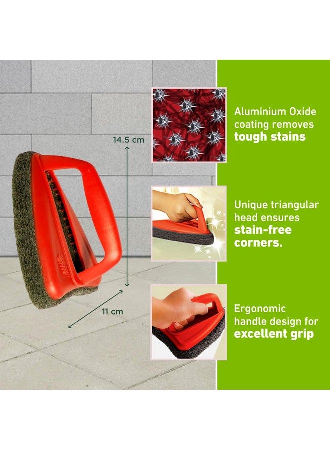 Scotch Brite Scotch-Brite Bathroom Scrubber Brush - Tough (Multicolour ,Pack Of 1 Piece) - Image 2