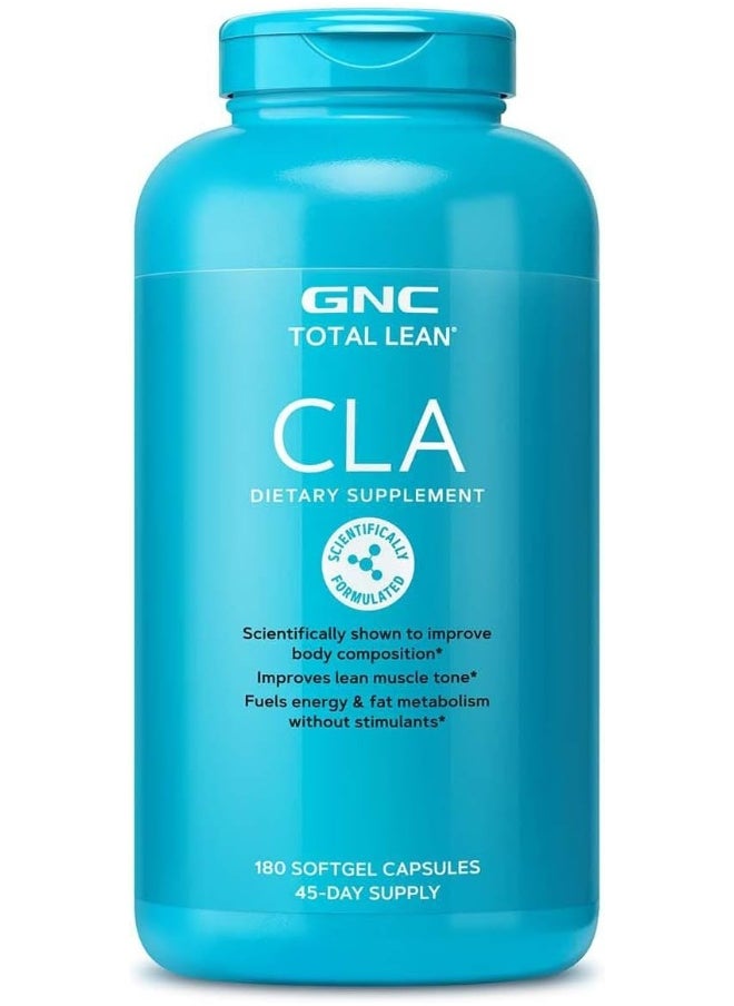 GNC Total Lean Cla Nutritional Supplement 180 Softgels  - Image 1