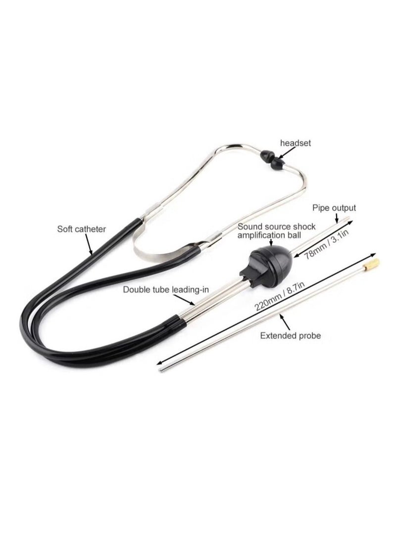 GMORO Mechanics Stethoscope Automotive Engine Diagnostic Sensitive Hearing Tool for Cars Trucks And Motorcycles  - Image 3