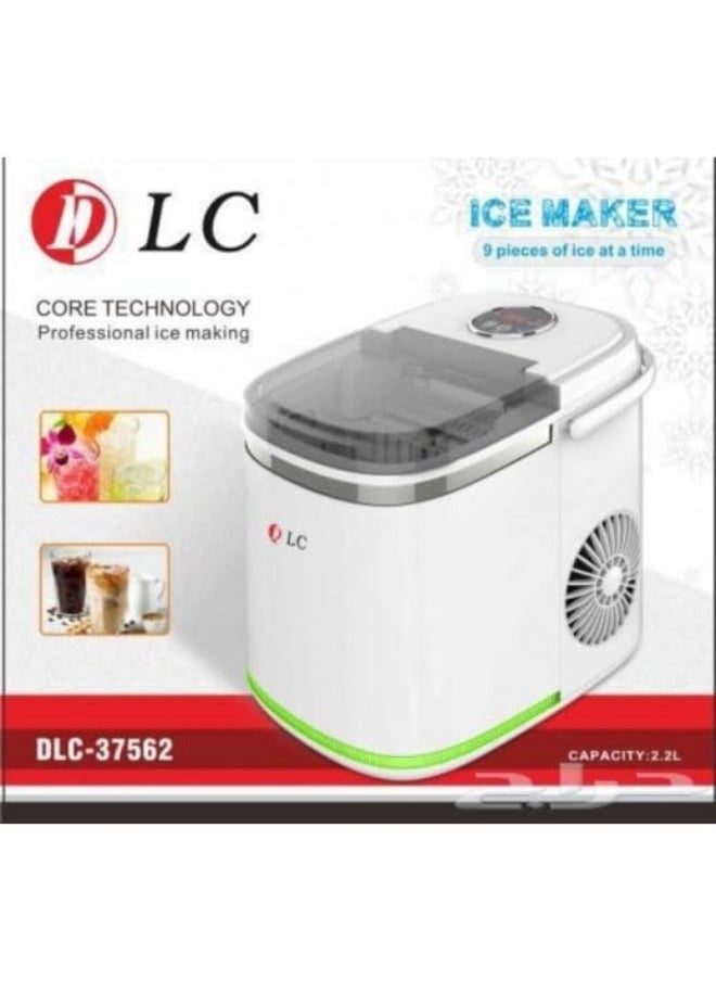 Generic Electric Ice Maker, 2.2 Liters Water Tank Capacity, Dispenses 9pcs Bullet-shaped Ice every 6 minutes, 15 Kgs Ice in 24 Hours, Removable Ice Basket...  - Image 2
